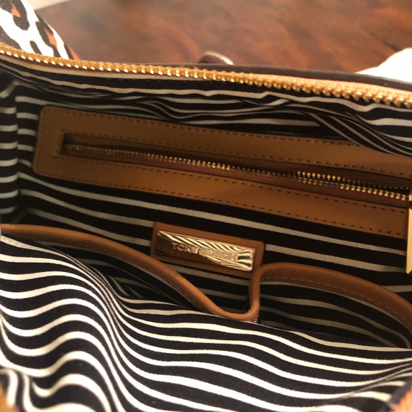 Tory Burch almost new leopard print satchel/bag - Picture 5 of 7